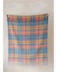 Couverture pour bébé en laine d'agneau – Tartan - Lagom cadeaux