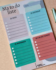 Bloc - notes Ma to - do liste - Lagom cadeaux