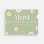 Carton de remerciement - Fleurs - Lagom cadeaux