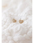 Boucles d'oreilles Coeur - Lagom cadeaux