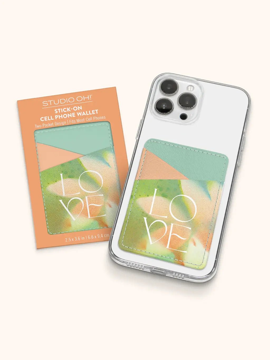 Love – Porte - cartes adhésif pour téléphone - Lagom cadeaux