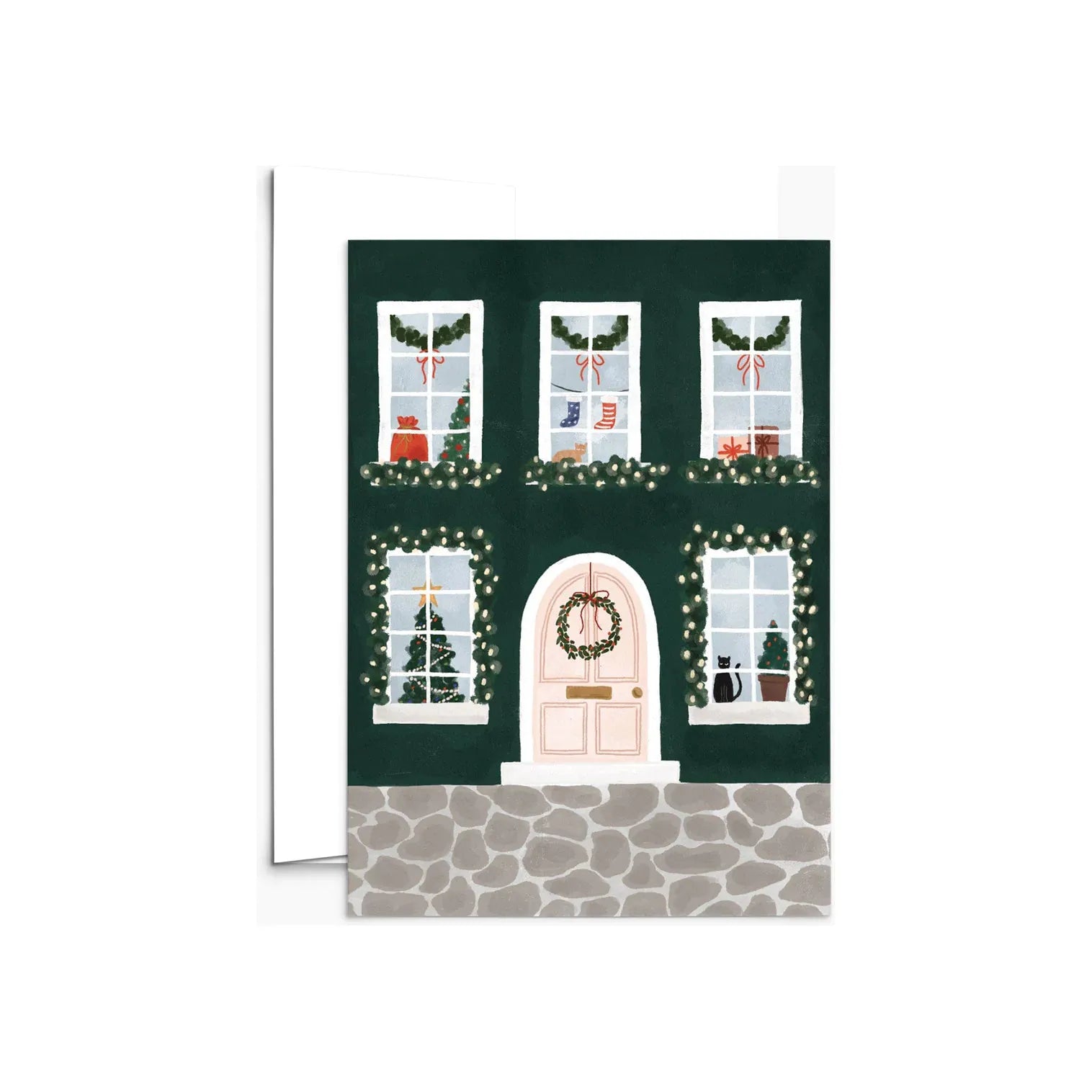 Carte de souhaits - Maison de Noël - Lagom cadeaux