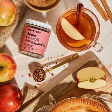 Infusion Crumble aux pommes et ashwagandha - Lagom cadeaux