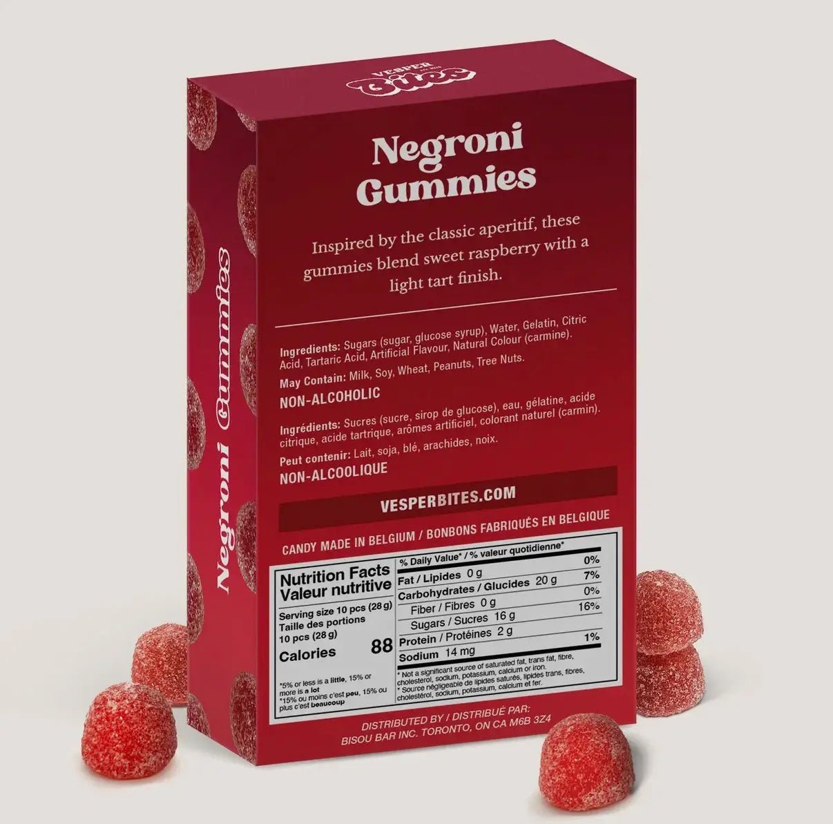 Gummies Negroni – Petite douceur fruitée - Lagom cadeaux