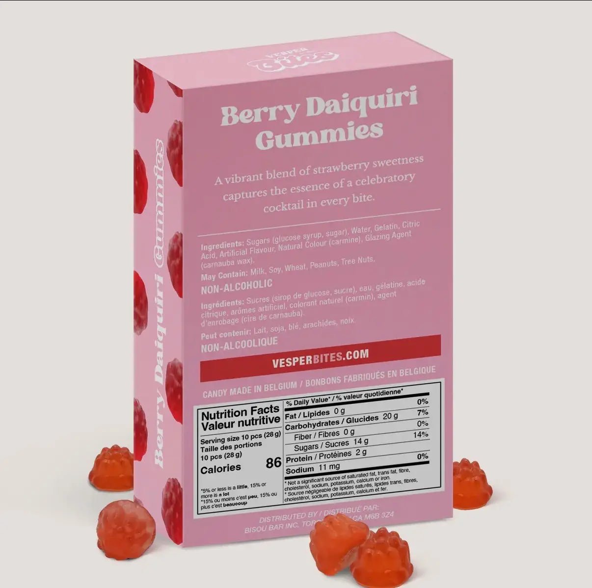 Gummies Berry Daiquiri – Douceur fruitée sans alcool - Lagom cadeaux