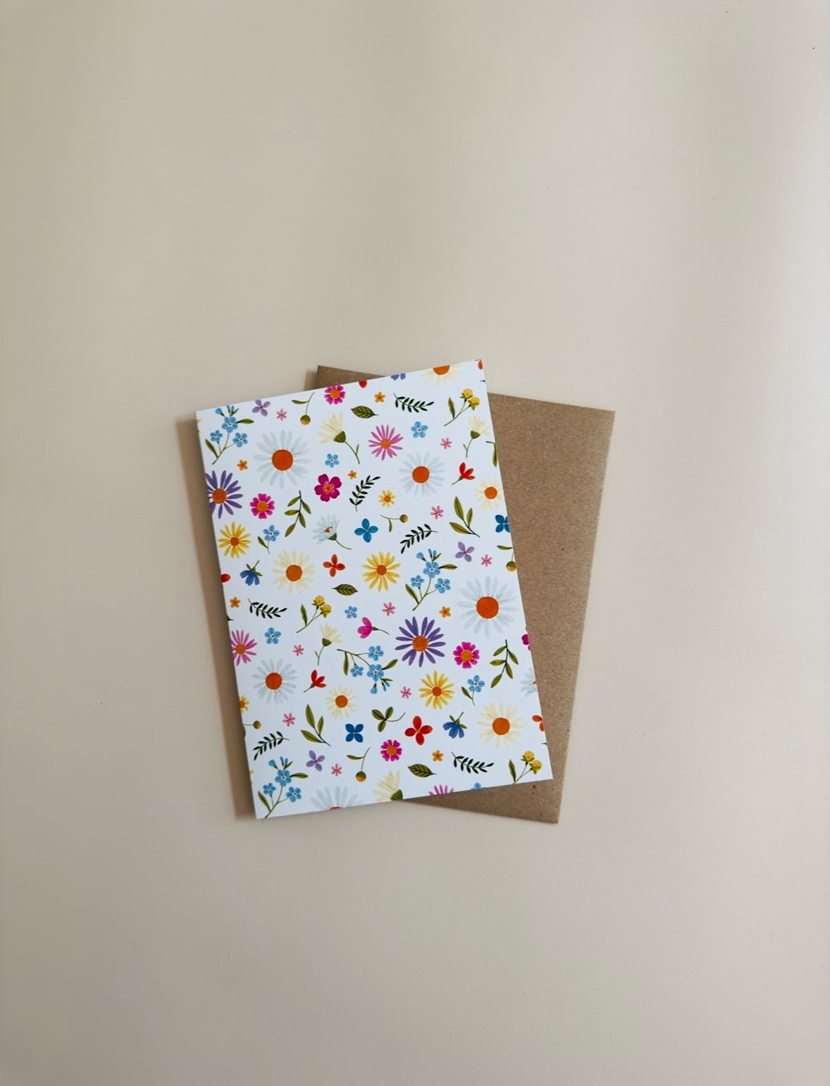 Carte de souhait-Confettis de fleurs - Lagom cadeaux
